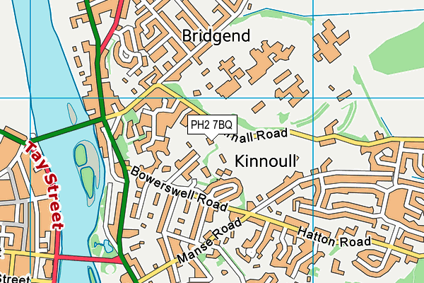 PH2 7BQ map - OS VectorMap District (Ordnance Survey)