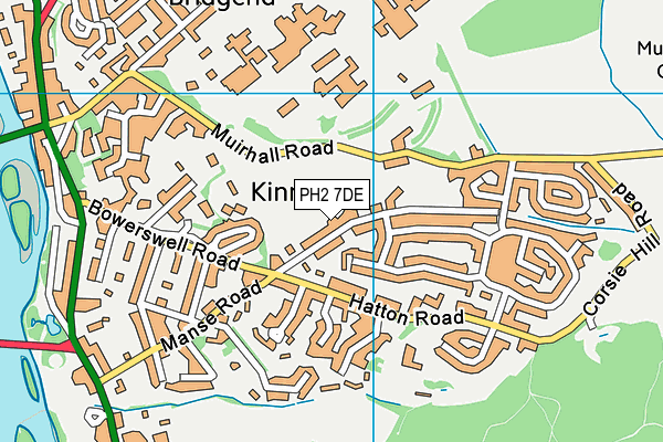 PH2 7DE map - OS VectorMap District (Ordnance Survey)