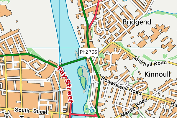 PH2 7DS map - OS VectorMap District (Ordnance Survey)