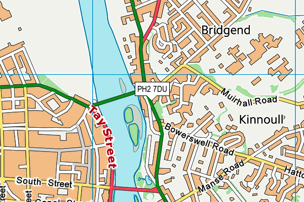 PH2 7DU map - OS VectorMap District (Ordnance Survey)