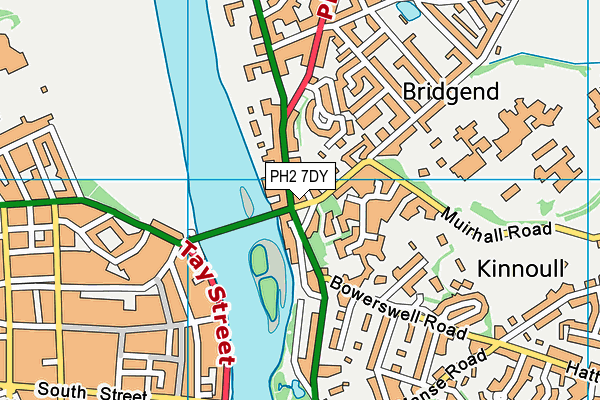 PH2 7DY map - OS VectorMap District (Ordnance Survey)