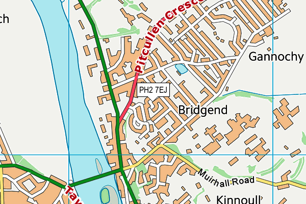 PH2 7EJ map - OS VectorMap District (Ordnance Survey)