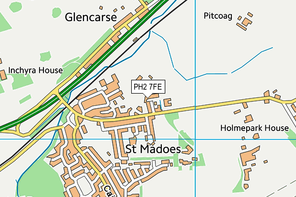 PH2 7FE map - OS VectorMap District (Ordnance Survey)