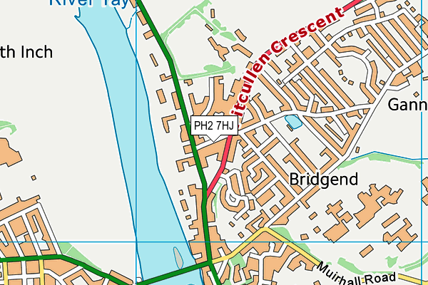 PH2 7HJ map - OS VectorMap District (Ordnance Survey)