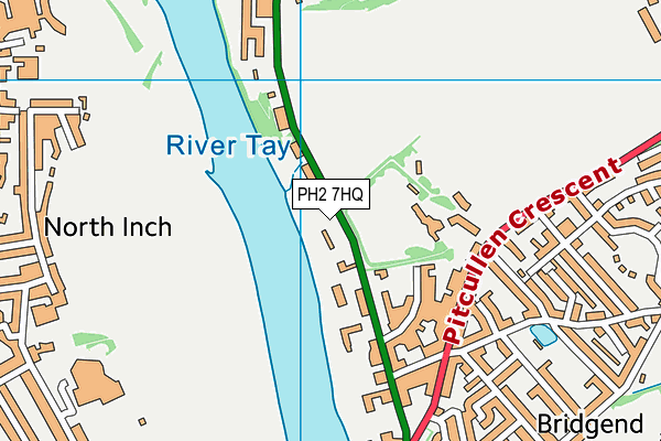 PH2 7HQ map - OS VectorMap District (Ordnance Survey)