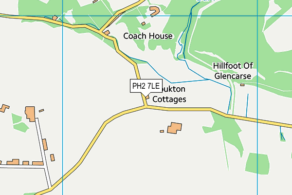 PH2 7LE map - OS VectorMap District (Ordnance Survey)