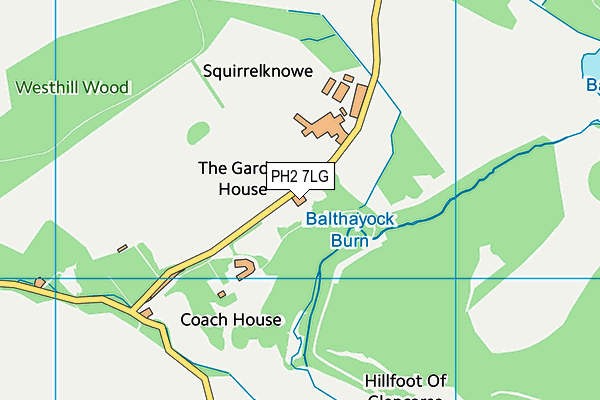 PH2 7LG map - OS VectorMap District (Ordnance Survey)