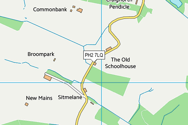 PH2 7LQ map - OS VectorMap District (Ordnance Survey)