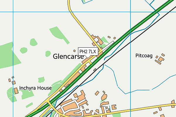 PH2 7LX map - OS VectorMap District (Ordnance Survey)