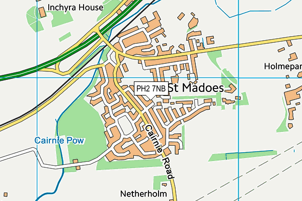 PH2 7NB map - OS VectorMap District (Ordnance Survey)