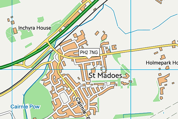 PH2 7NG map - OS VectorMap District (Ordnance Survey)