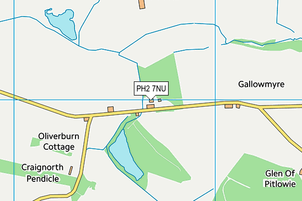 PH2 7NU map - OS VectorMap District (Ordnance Survey)