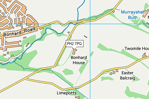 PH2 7PQ map - OS VectorMap District (Ordnance Survey)