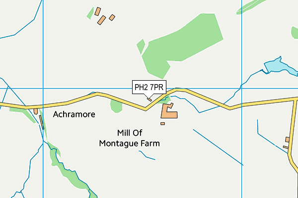 PH2 7PR map - OS VectorMap District (Ordnance Survey)