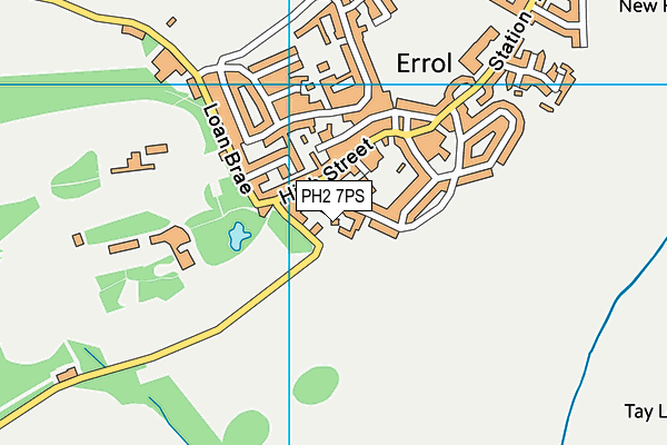 PH2 7PS map - OS VectorMap District (Ordnance Survey)