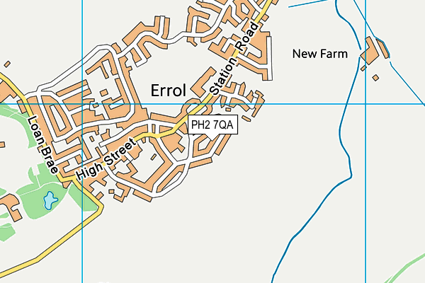 PH2 7QA map - OS VectorMap District (Ordnance Survey)