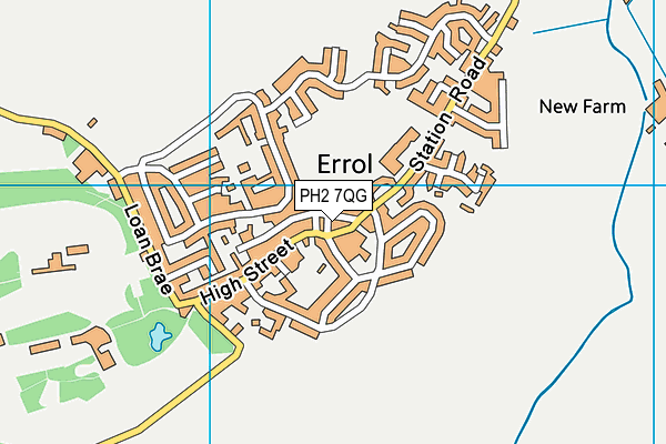 PH2 7QG map - OS VectorMap District (Ordnance Survey)