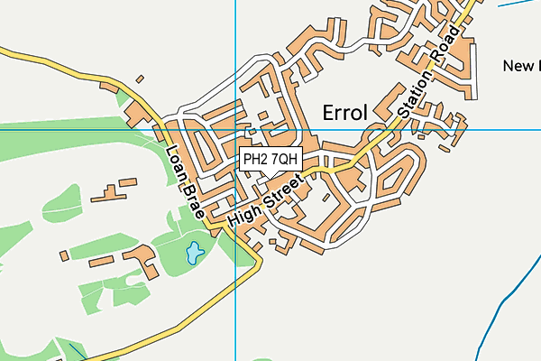 PH2 7QH map - OS VectorMap District (Ordnance Survey)
