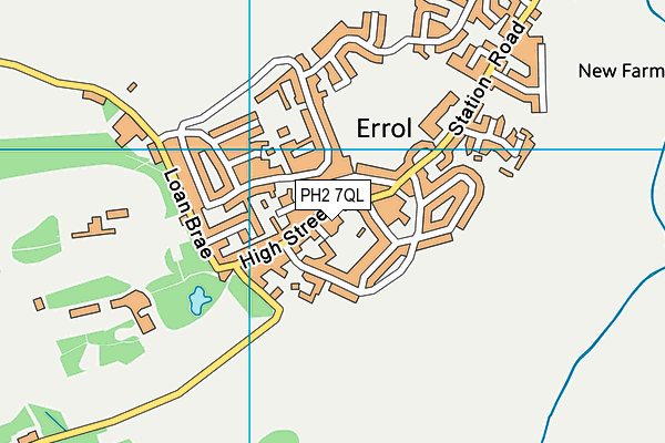 PH2 7QL map - OS VectorMap District (Ordnance Survey)