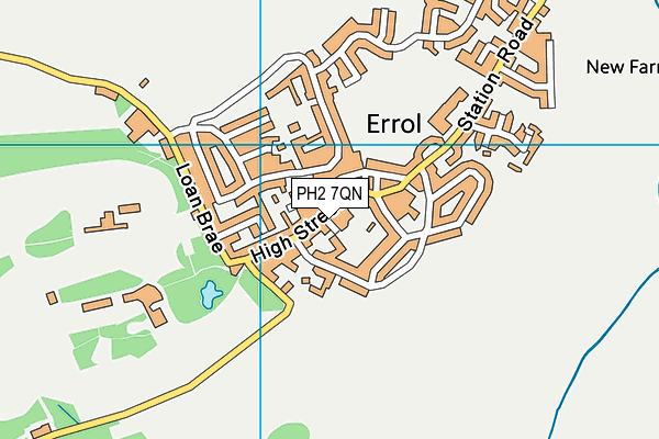 PH2 7QN map - OS VectorMap District (Ordnance Survey)