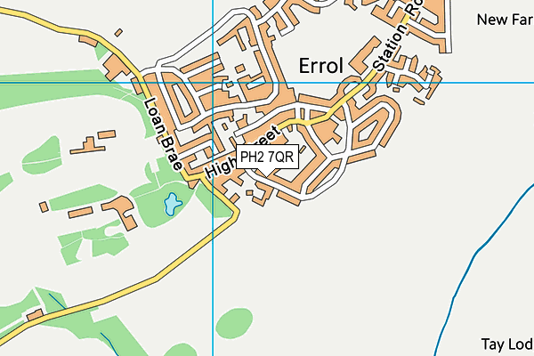 PH2 7QR map - OS VectorMap District (Ordnance Survey)