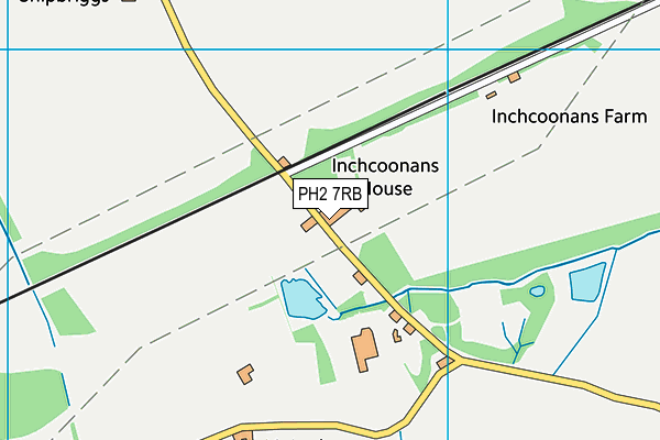 PH2 7RB map - OS VectorMap District (Ordnance Survey)