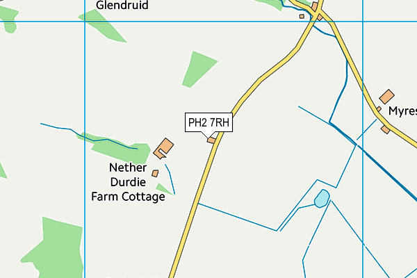 PH2 7RH map - OS VectorMap District (Ordnance Survey)