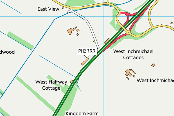 PH2 7RR map - OS VectorMap District (Ordnance Survey)