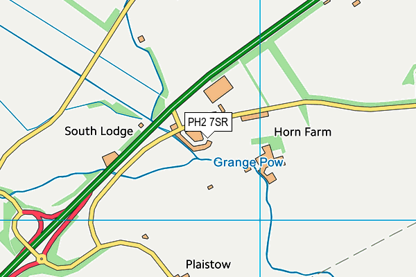 PH2 7SR map - OS VectorMap District (Ordnance Survey)