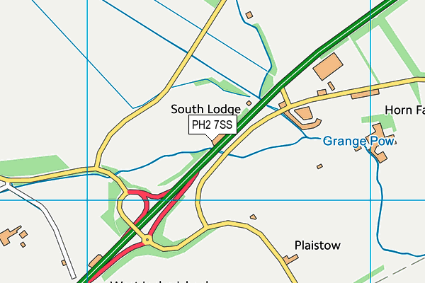 PH2 7SS map - OS VectorMap District (Ordnance Survey)