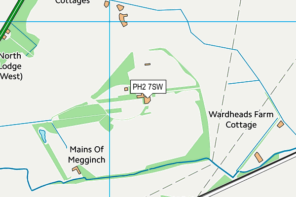 PH2 7SW map - OS VectorMap District (Ordnance Survey)