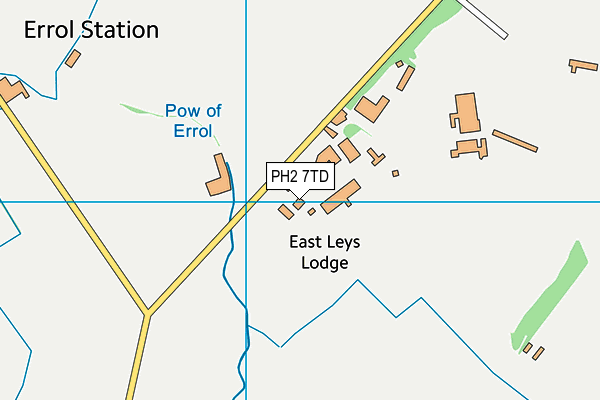 PH2 7TD map - OS VectorMap District (Ordnance Survey)