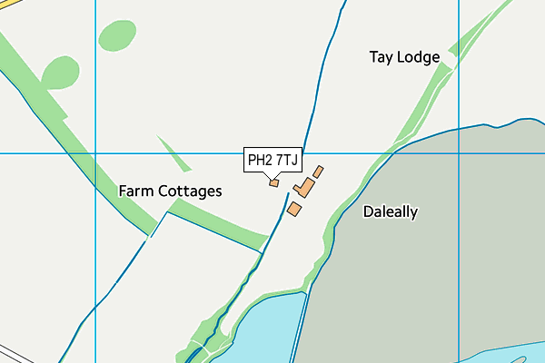 PH2 7TJ map - OS VectorMap District (Ordnance Survey)