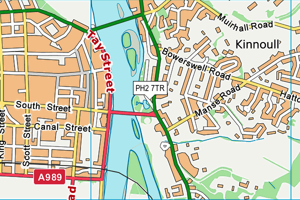 PH2 7TR map - OS VectorMap District (Ordnance Survey)