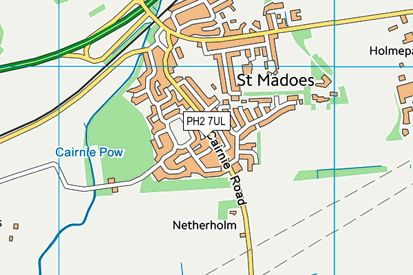 PH2 7UL map - OS VectorMap District (Ordnance Survey)