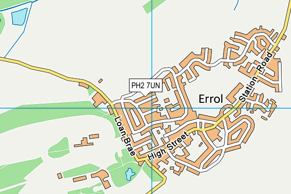 PH2 7UN map - OS VectorMap District (Ordnance Survey)