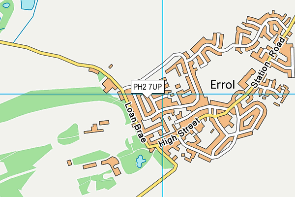 PH2 7UP map - OS VectorMap District (Ordnance Survey)