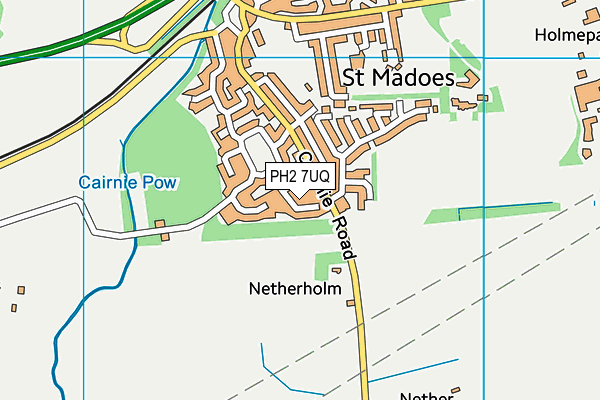 PH2 7UQ map - OS VectorMap District (Ordnance Survey)