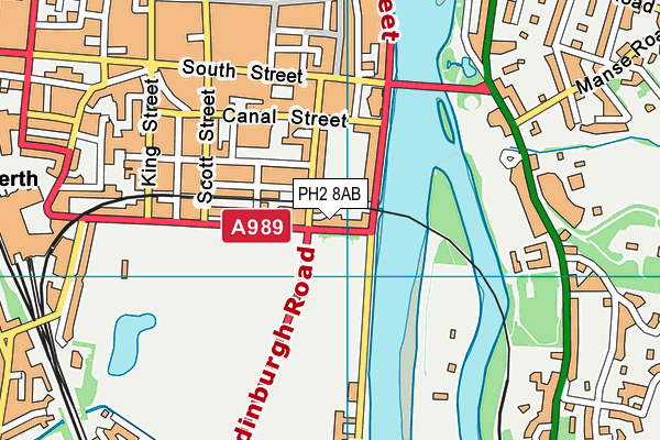 PH2 8AB map - OS VectorMap District (Ordnance Survey)