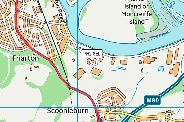 PH2 8EL map - OS VectorMap District (Ordnance Survey)