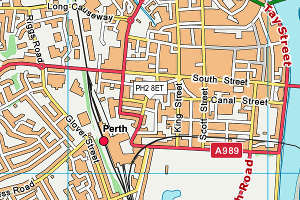 PH2 8ET map - OS VectorMap District (Ordnance Survey)