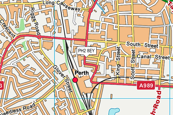 PH2 8EY map - OS VectorMap District (Ordnance Survey)