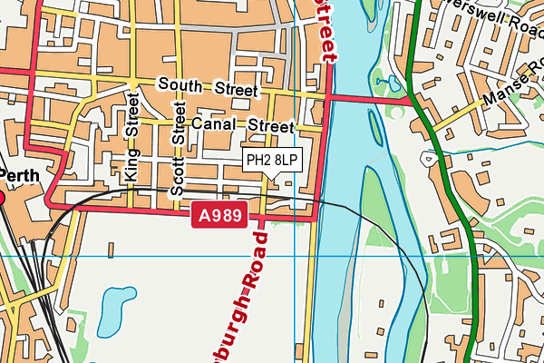 PH2 8LP map - OS VectorMap District (Ordnance Survey)