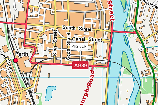 PH2 8LR map - OS VectorMap District (Ordnance Survey)