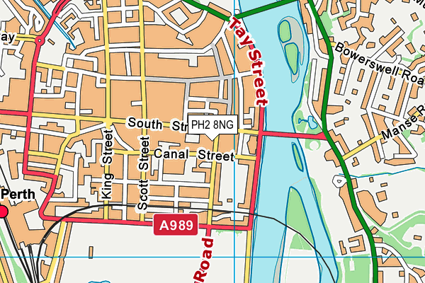 PH2 8NG map - OS VectorMap District (Ordnance Survey)