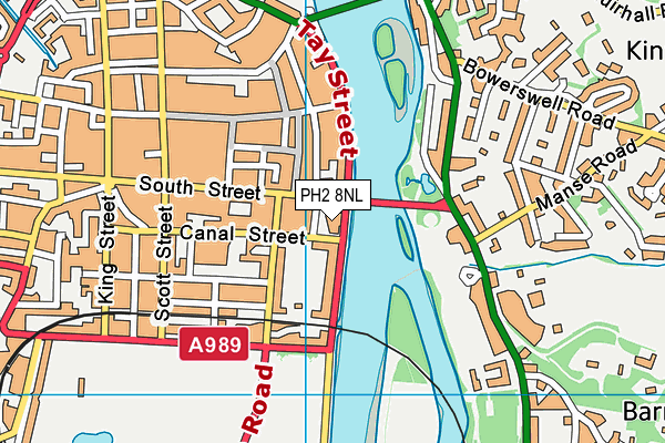 PH2 8NL map - OS VectorMap District (Ordnance Survey)