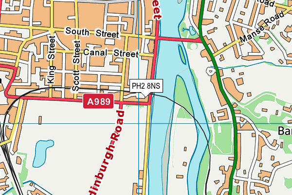 PH2 8NS map - OS VectorMap District (Ordnance Survey)