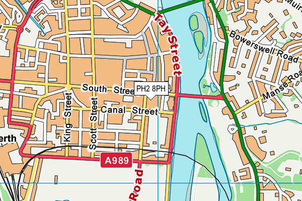 PH2 8PH map - OS VectorMap District (Ordnance Survey)