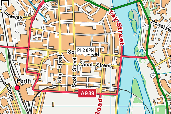 PH2 8PN map - OS VectorMap District (Ordnance Survey)