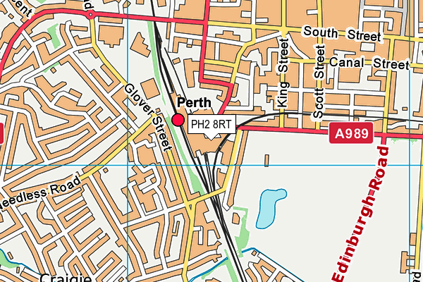 PH2 8RT map - OS VectorMap District (Ordnance Survey)